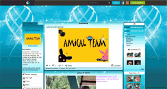 Desktop Screenshot of amical-team.skyrock.com