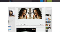 Desktop Screenshot of music-shym.skyrock.com