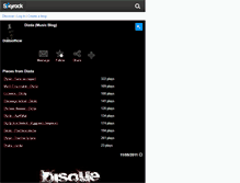 Tablet Screenshot of dizdaofficiel.skyrock.com