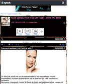 Tablet Screenshot of conseil-maquillage.skyrock.com