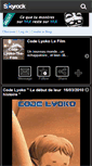 Mobile Screenshot of code-lyoko-the-film.skyrock.com