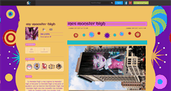 Desktop Screenshot of my-monster-high.skyrock.com