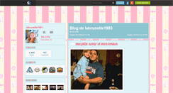 Desktop Screenshot of labrunette1993.skyrock.com