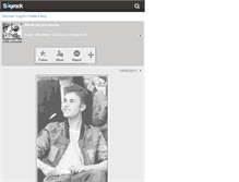 Tablet Screenshot of dreamofbiebz.skyrock.com