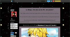 Desktop Screenshot of chacha-mangas.skyrock.com