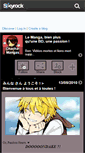 Mobile Screenshot of chacha-mangas.skyrock.com