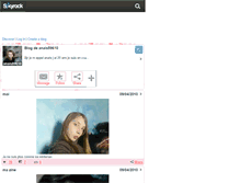 Tablet Screenshot of anais59610.skyrock.com