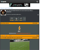 Tablet Screenshot of footballclubnarbonne.skyrock.com