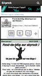 Mobile Screenshot of fond-de-bl0g.skyrock.com