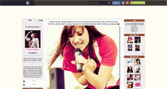 Desktop Screenshot of demilovatodaily.skyrock.com