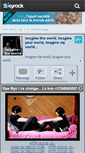 Mobile Screenshot of imagine-the-world.skyrock.com