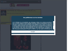 Tablet Screenshot of lesartistes-limoges.skyrock.com