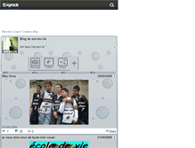 Tablet Screenshot of ami-du-vie.skyrock.com