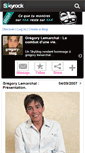 Mobile Screenshot of gregory-blog.skyrock.com