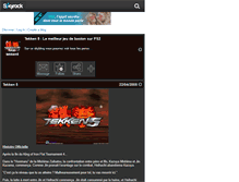 Tablet Screenshot of final-tekken5.skyrock.com