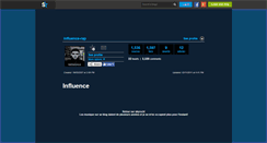Desktop Screenshot of influence-rap.skyrock.com
