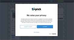 Desktop Screenshot of boite-melodieuse.skyrock.com