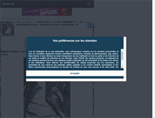 Tablet Screenshot of justinbiebsfiction.skyrock.com