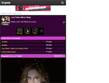 Tablet Screenshot of etoile-lara-fabian.skyrock.com