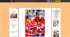 Desktop Screenshot of destiny-hockey-story.skyrock.com