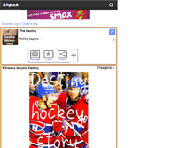 Tablet Screenshot of destiny-hockey-story.skyrock.com