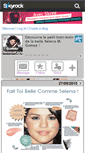 Mobile Screenshot of gomez-selenakayleigh.skyrock.com