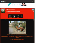 Tablet Screenshot of cindychevaux.skyrock.com