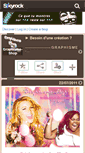 Mobile Screenshot of graphisme-shop.skyrock.com