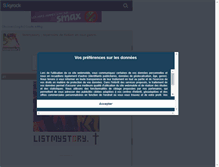 Tablet Screenshot of listmystory.skyrock.com