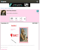 Tablet Screenshot of glam-story-zanessa.skyrock.com