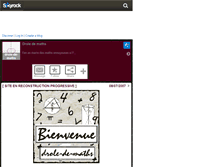 Tablet Screenshot of drole-de-maths.skyrock.com