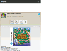 Tablet Screenshot of animal-------crossing.skyrock.com