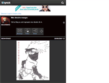 Tablet Screenshot of dessindemangas.skyrock.com