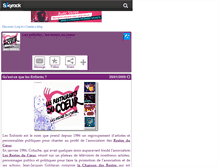 Tablet Screenshot of enfoires-des-restos.skyrock.com