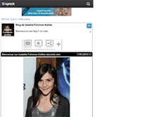 Tablet Screenshot of isabelle-fuhrman-esther.skyrock.com