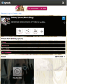 Tablet Screenshot of britneyspears-zik.skyrock.com