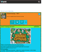 Tablet Screenshot of animal-crossing---tout.skyrock.com