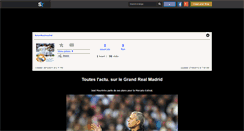 Desktop Screenshot of actu-realmadrid.skyrock.com