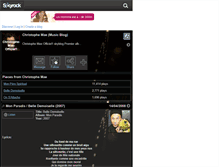 Tablet Screenshot of christophe-mae-officiel1.skyrock.com