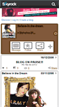 Mobile Screenshot of believe-in-the-dream.skyrock.com
