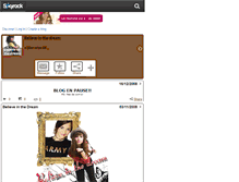 Tablet Screenshot of believe-in-the-dream.skyrock.com