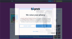 Desktop Screenshot of keke092.skyrock.com