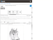 Tablet Screenshot of drawings-of-horses.skyrock.com