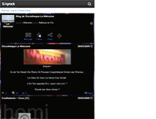 Tablet Screenshot of discotheque-le-welcome.skyrock.com