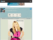 Tablet Screenshot of hannah-----------montana.skyrock.com