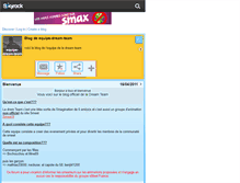 Tablet Screenshot of equipe-dream-team.skyrock.com