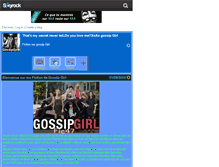 Tablet Screenshot of gossipgirlfic47.skyrock.com