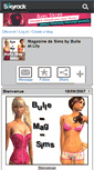 Mobile Screenshot of bulle-mag-sims.skyrock.com