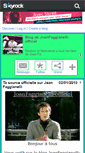Mobile Screenshot of joanfaggianelli-officiel.skyrock.com