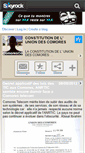 Mobile Screenshot of comoresconstitution.skyrock.com
